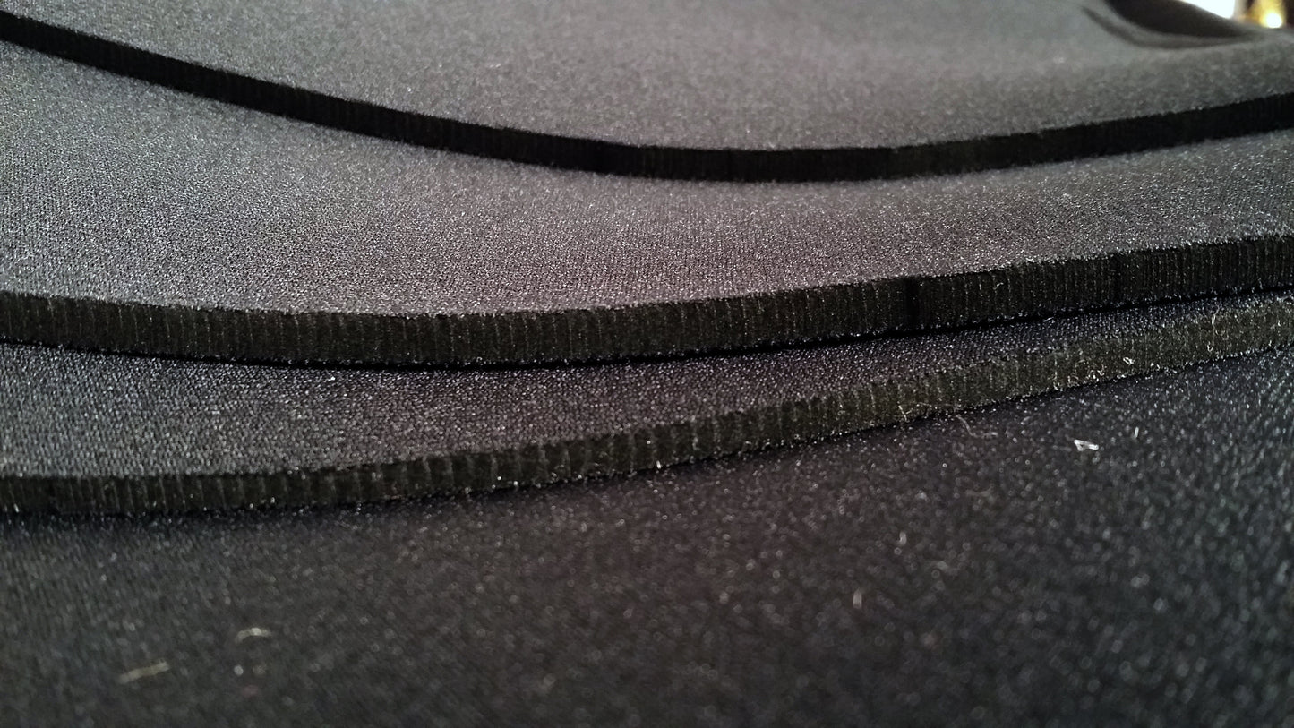 Black Neoprene Fabric Wetsuit Material For Sewing