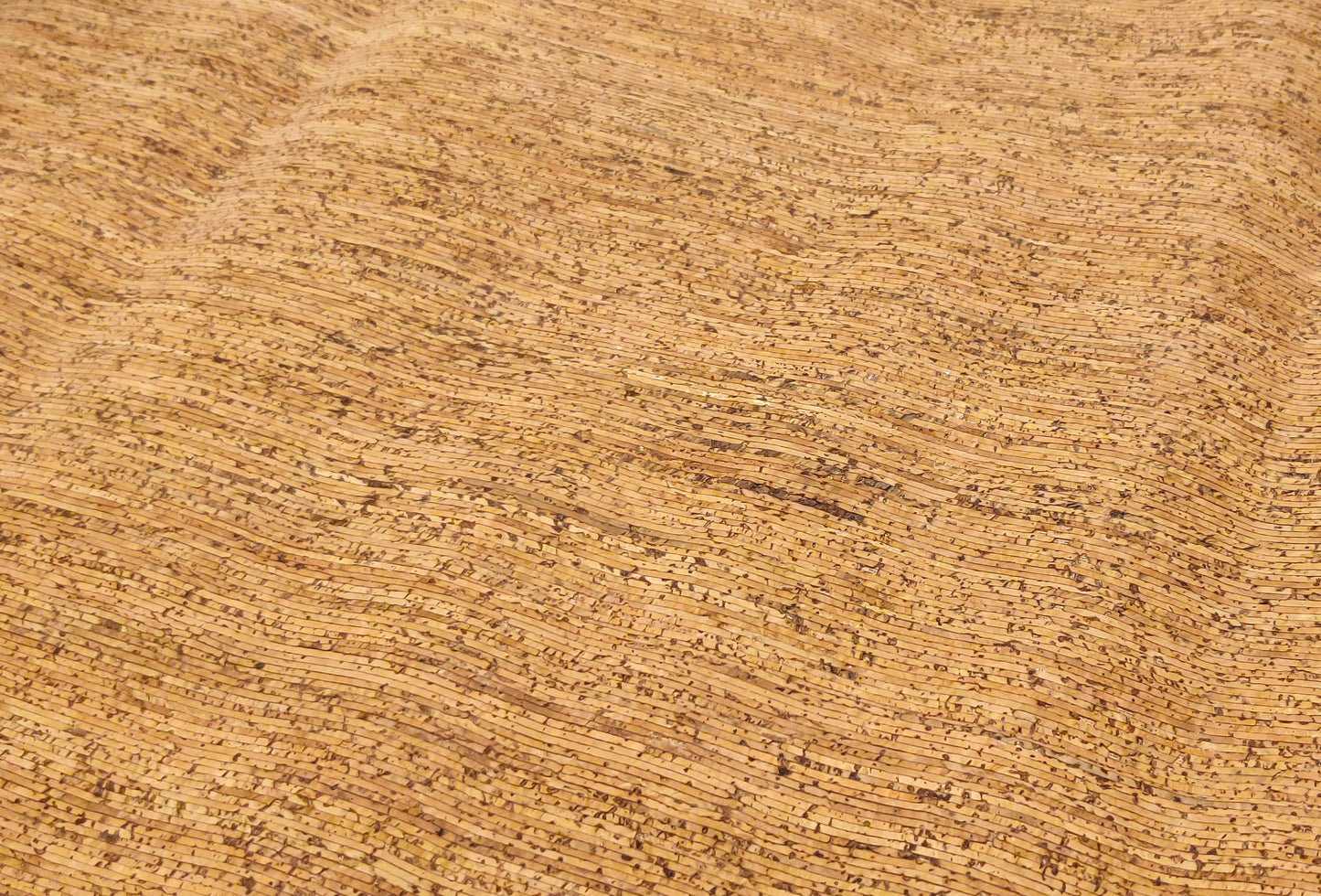 Striped Cork Fabric Faux Leather Sheets for Sewing, Cork Vegan Leather