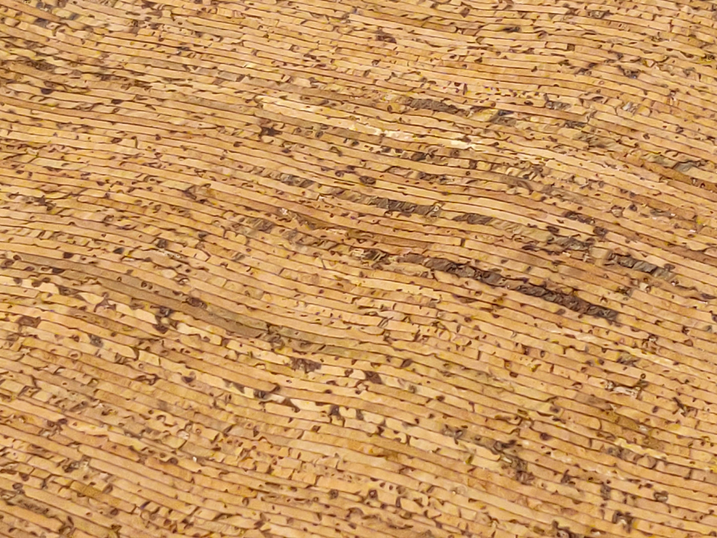 Striped Cork Fabric Faux Leather Sheets for Sewing, Cork Vegan Leather