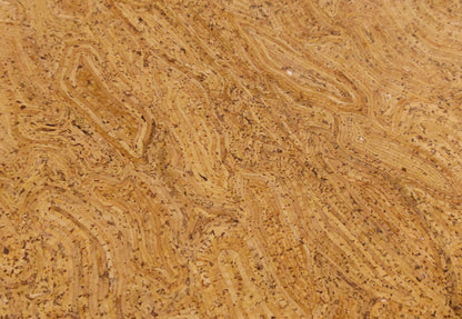 Wavy Cork Fabric Faux Leather Sheets for Sewing, Cork Vegan Leather