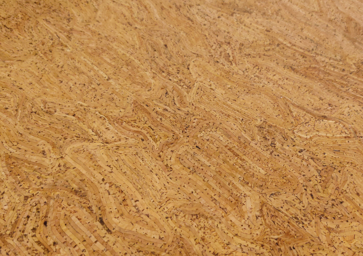 Wavy Cork Fabric Faux Leather Sheets for Sewing, Cork Vegan Leather