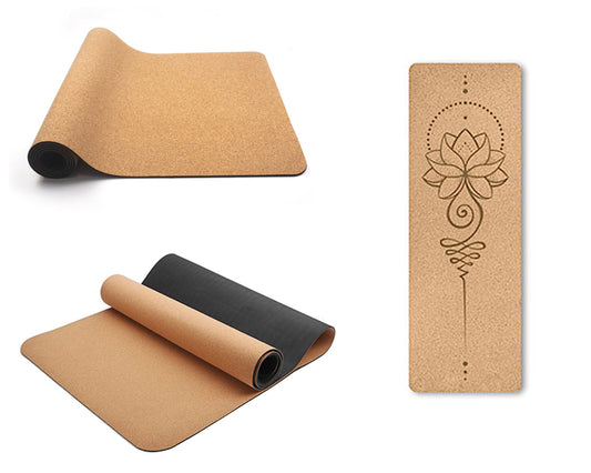 Natural Cork Yoga Mat (Lotus One)