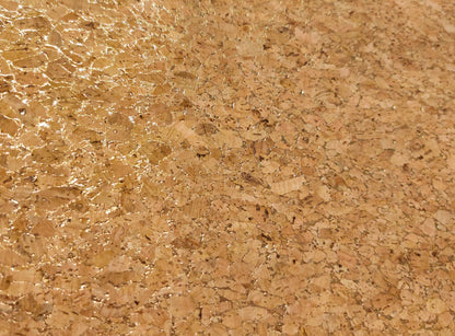 Gold Flecks Cork Fabric Faux Leather Sheets for Sewing, Cork Vegan Leather