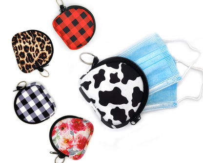 Keychain Wallet (Cow Print, Small)