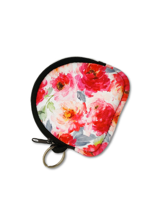 Keychain Wallet (Floral Print, Small)