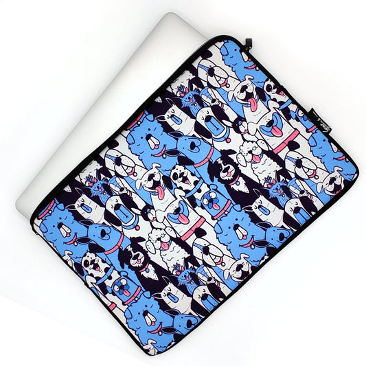 13-15 Inch Dogs Print Laptop Sleeve