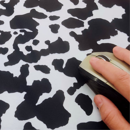 Cute Cow Print Extra Long Mouse Pad