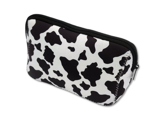 Toiletry Case, Cosmetic Makeup Bag & Toiletry Bag for Women (Cow Print, Large)