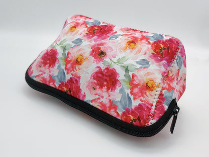 Toiletry Case, Cosmetic Makeup Bag & Toiletry Bag for Women (Floral Print, Large)