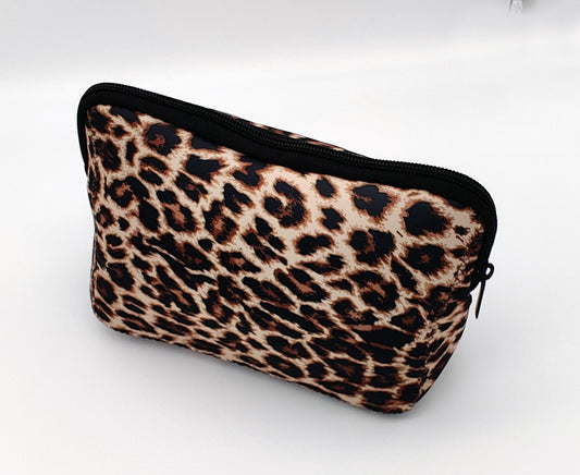 Toiletry Case, Cosmetic Makeup Bag & Toiletry Bag for Women (Leopard Print, Large)