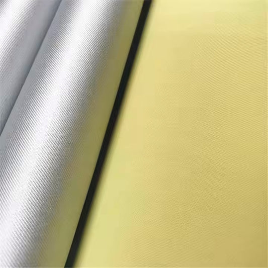 Flame Resistant Aramid Silver Coated Fabric 315GSM